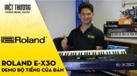 Demo bộ tiếng đàn organ Roland E-X30 